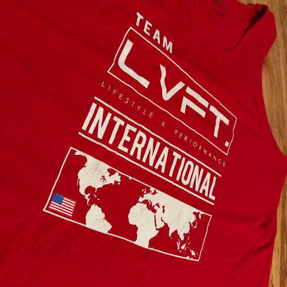 LVFT Men International Tank Top 2XL XXL - Picture 2 of 5